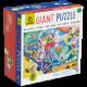 Puzzle gigant Spatiul, 3 ani+, Ludattica 524920