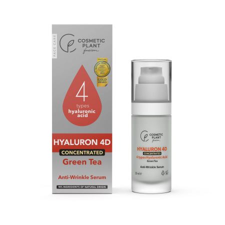 Ser antirid 4D cu acid hialuronic Face Care, 30 ml, Cosmetic Plant