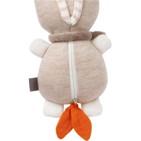 Jucarie muzicala mini ursulet natur, +0 luni, Fehn 524989