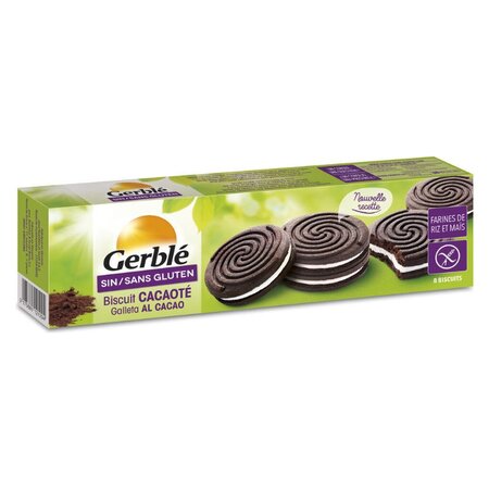 Biscuiti cu cacao umpluti cu crema de vanilie fara gluten