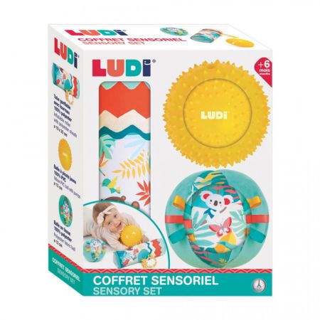 Set jucarii senzoriale Jungle, 6 luni+, Ludi 525104