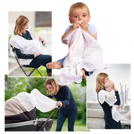 Set 4 scutece din bumbac, 70x70 cm, Vulli 525189