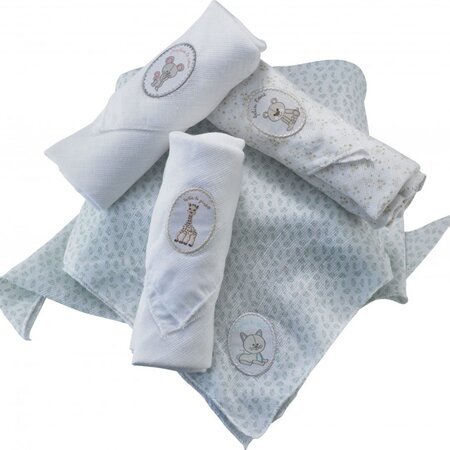 Set 4 scutece din bumbac, 70x70 cm, Vulli 525187