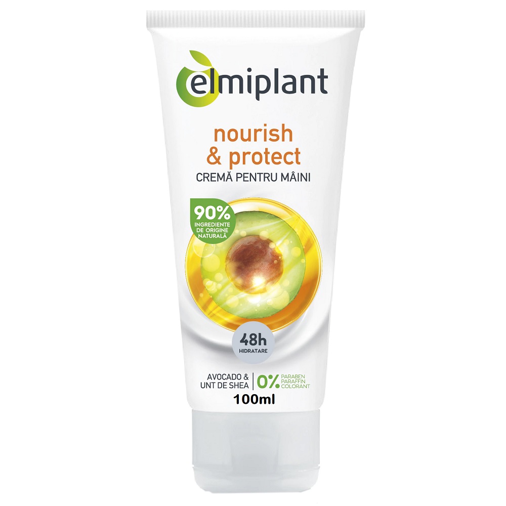 Crema nutritiva pentru maini, 100 ml, Elmiplant