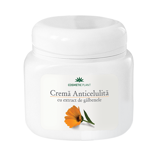 Crema anticelulita cu extract de galbenele, 500 ml, Cosmetic Plant