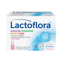 Protector intestinal pentru copii Lactoflora, 7 x 7 ml, Stada