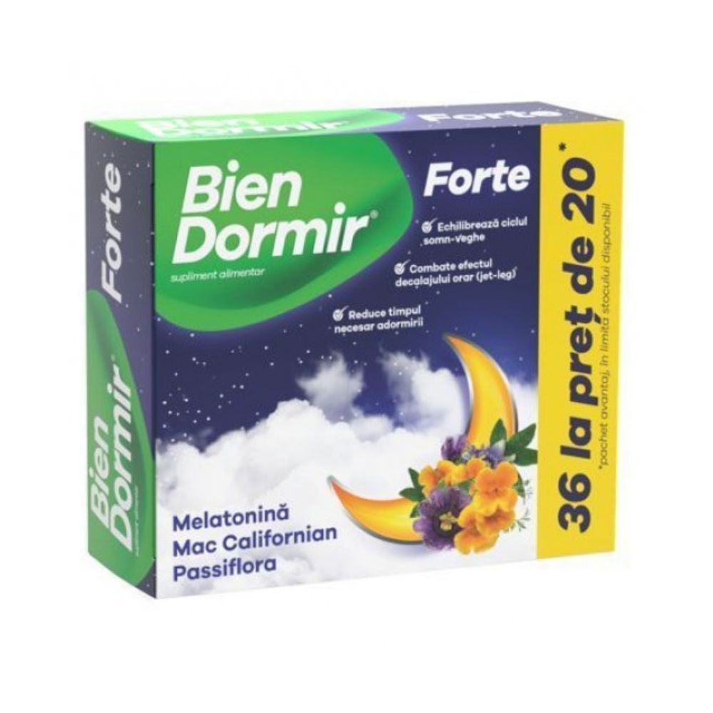 Bien Dormir Forte, 36 capsule, Fiterman Pharma