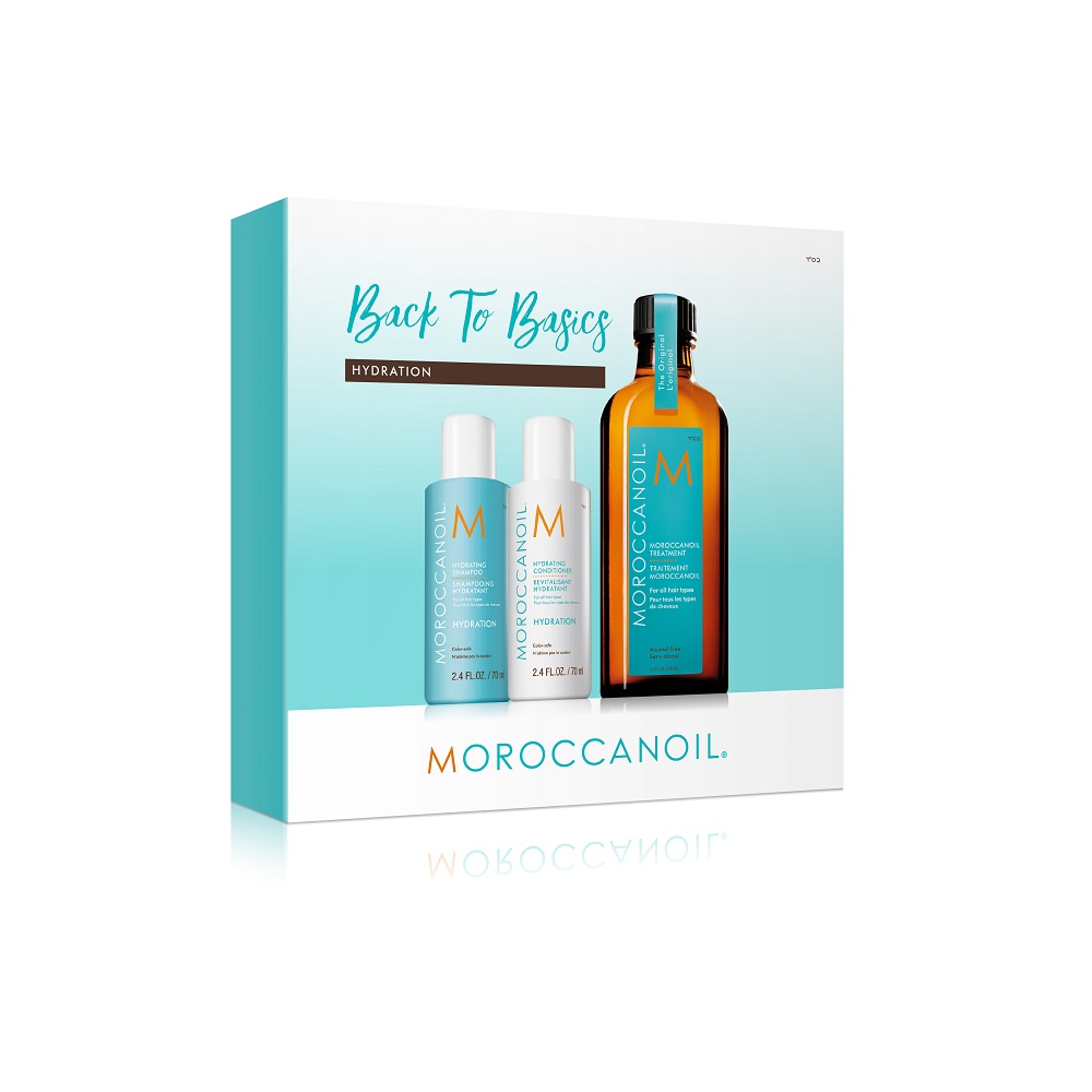 Pachet Kit pentru hidratare Back to Basics, Moroccanoil