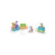 Trenulet din lemn cu animale, 1 an+, Melissa and Doug 525852