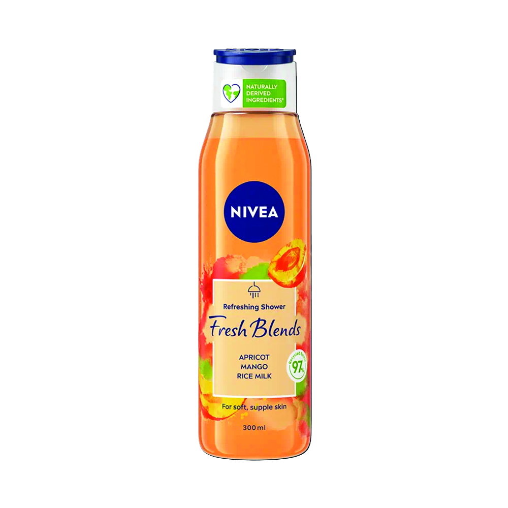 Gelul de dus Fresh Blends cu Caise, Mango si Lapte de orez, 300 ml, Nivea