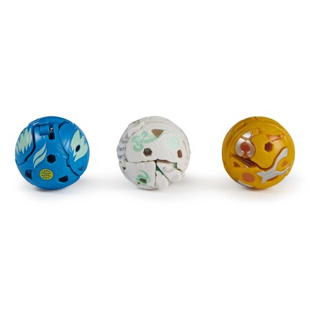 Pachet de start, Holwkor Alb, Pegatrix Albastru, Trox Auriu, Bakugan 526064