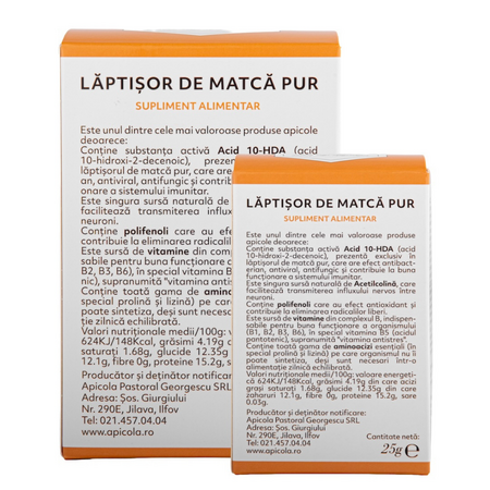 Pachet laptisor de matca, 100 g + 25 g, Albina Carpatina 816907