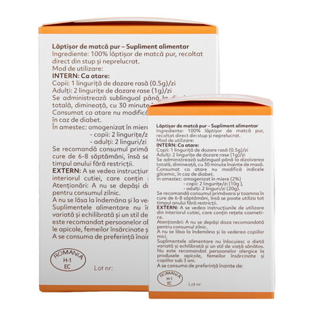 Pachet laptisor de matca, 100 g + 25 g, Albina Carpatina 816909