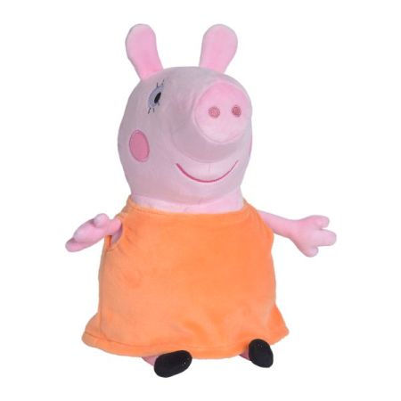 Jucarie de plus Peppa Pig, 20 cm, Portocaliu