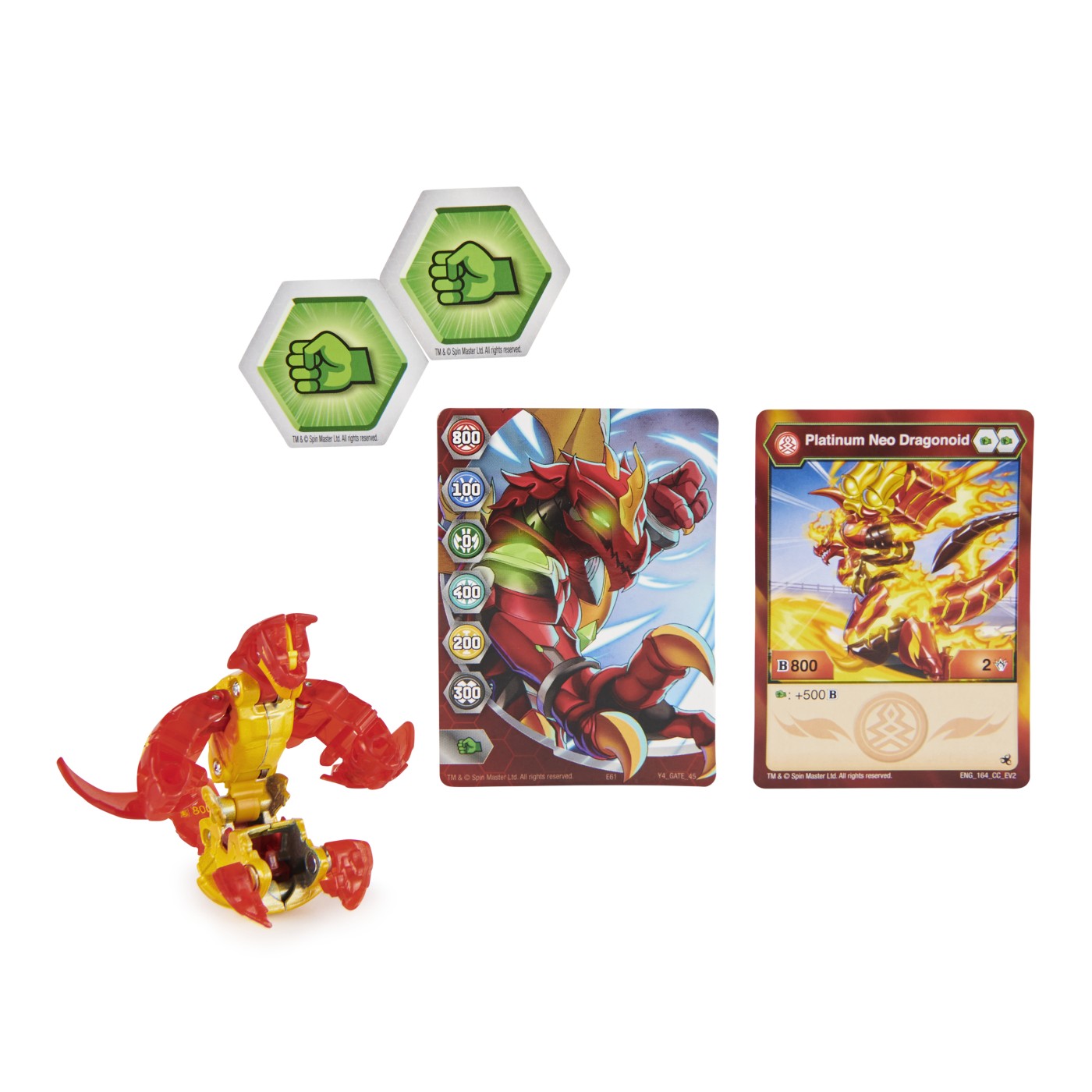 Figurina metalica sezonul 4, +6 ani, Neo Dragonoid, Bakugan