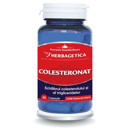 Colesteronat, 30 capsule, Herbagetica