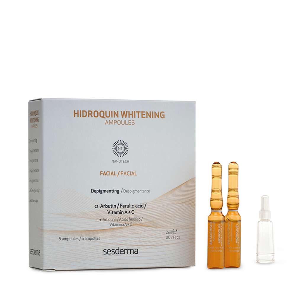 Fiole depigmentante Hidroquin Whitening, 5 fiole x 2 ml, Sesderma