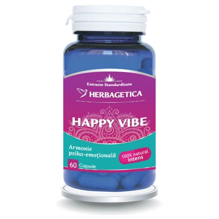 Happy Vibe, 60 capsule, Herbagetica