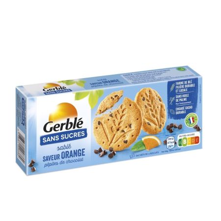 Biscuiti cu aroma de portocala si pepite de ciocolata