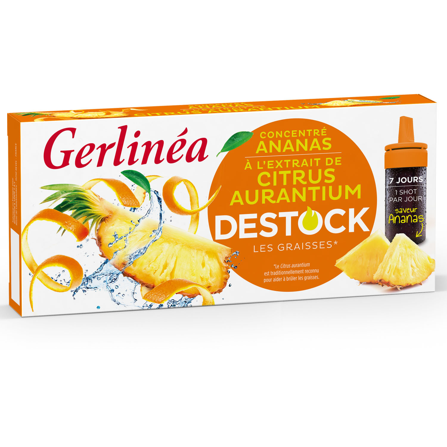 Destocant grasimi cu ananas, 70 ml, Gerlinea