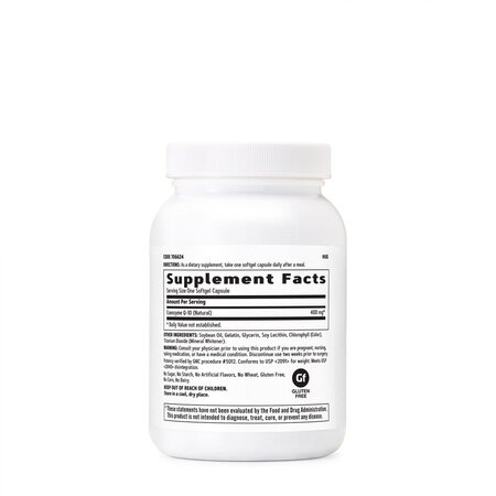 Coenzima Q-10 Naturala, 400 mg, 60 capsule, GNC 527421