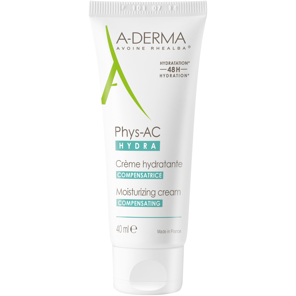 Crema hidratanta pentru ten cu tendinta acneica Phys-AC Hydra, 40ml, A-Derma