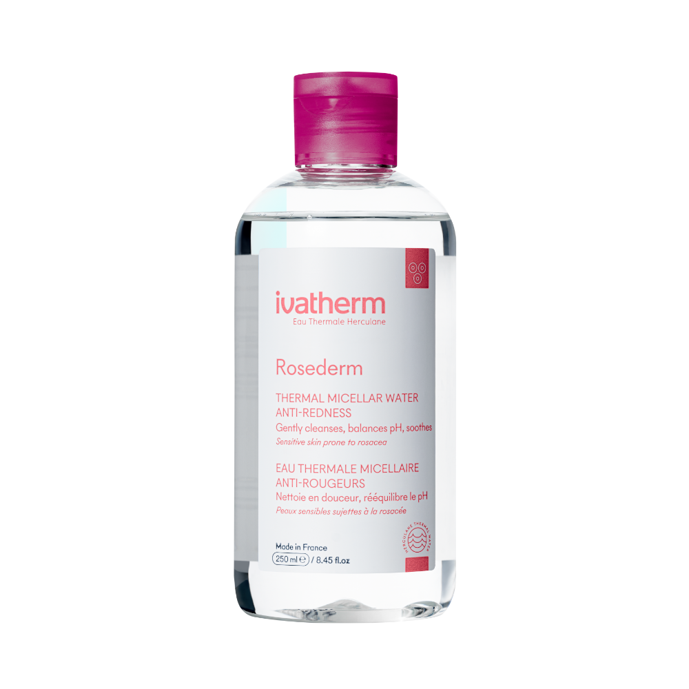 Lotiune micelara anti-roseata Rosederm, 250 ml, Ivatherm