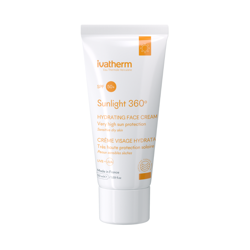 Crema hidratanta pentru fata SPF 50+ Sunlight, 50 ml, Ivatherm