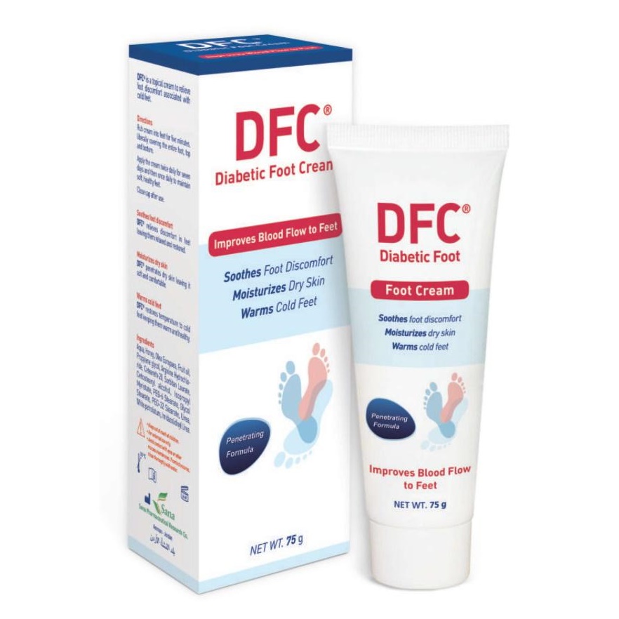 Crema pentru picioare DFC Diabetic Foot, 75g, Sana Pharma