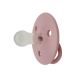 Set suzete rotunde din silicon, 6 luni+, 2 bucati, Pink, Mininor 528051