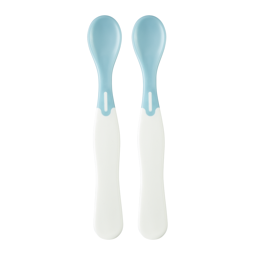 Set de lingurite termice, 2 bucati, Blue, Mininor