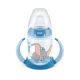 Biberon PP 150 ml cu toarte + tetina silicon de invatare 6-18 luni, First Choice Disney Dumbo, Nuk 451035