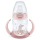 Biberon PP 150 ml cu toarte + tetina silicon de invatare 6-18 luni, First Choice Disney Bamby, Nuk 550705