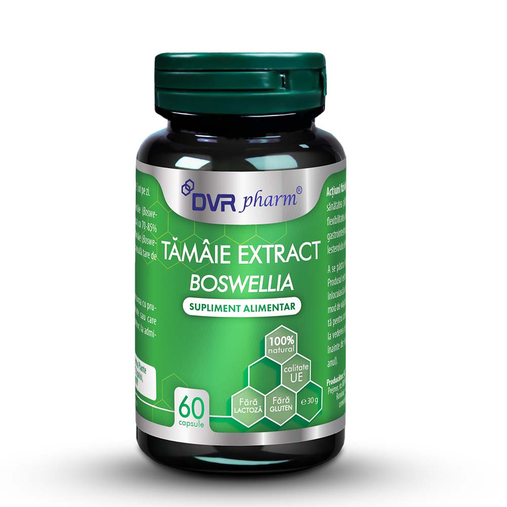 Extract de tamaie Boswellia, 60 capsule, Dvr Pharm