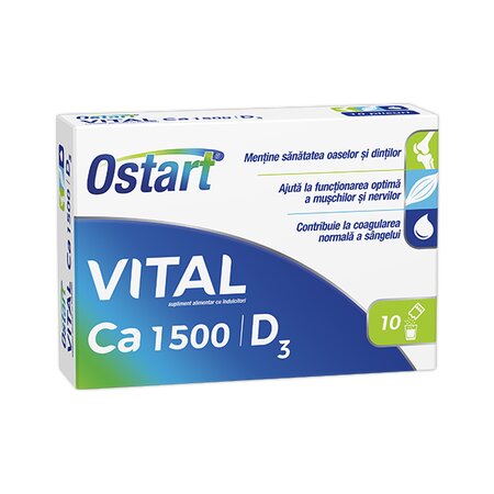 Ostart Vital CA 1500 mg + D3