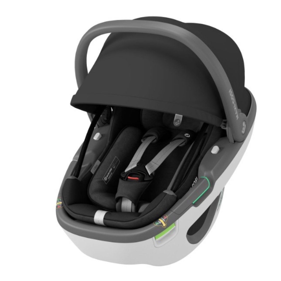 Scoica auto I-Size Coral 360, Essential Black, Maxi Cosi