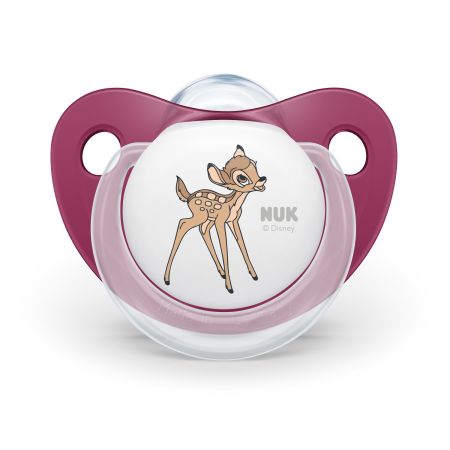 Suzeta Disney Bambi din silicon M1, 0-6 luni, 2 buc, Nuk 451053