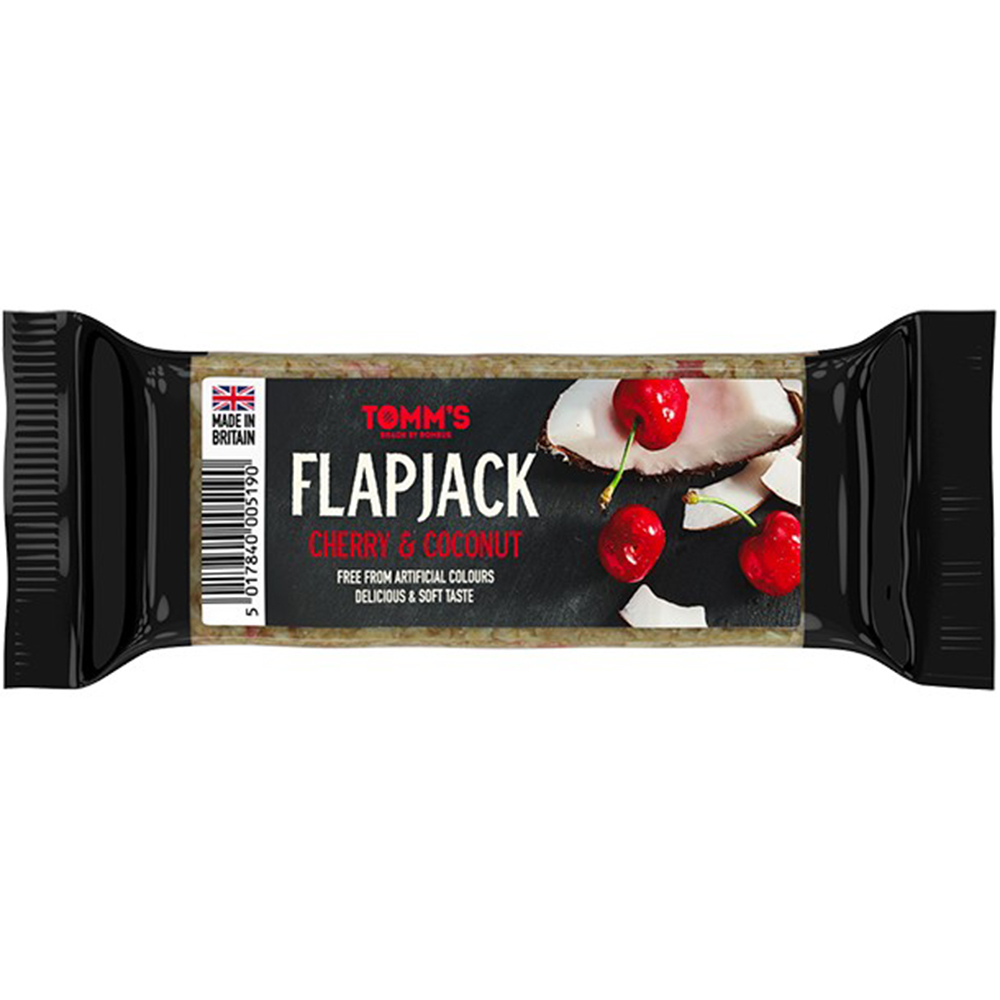 Baton energizant Flapjack cu cirese si nuca de cocos, 100 g, Bombus