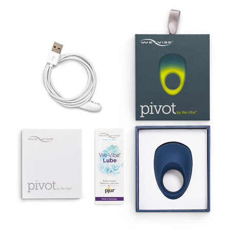Inel vibrator de cuplu Pivot, Albastru, We-Vibe 529145