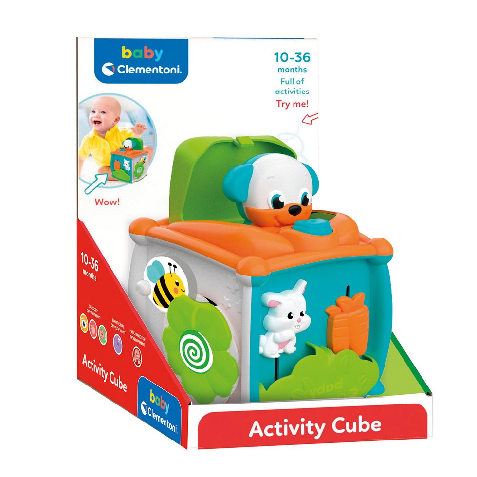 Cub cu activitati Baby, 10-36 luni, Clementoni