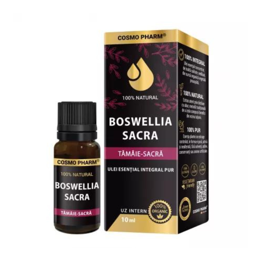 Ulei esential de tamaie sacra, 10 ml, Cosmopharm