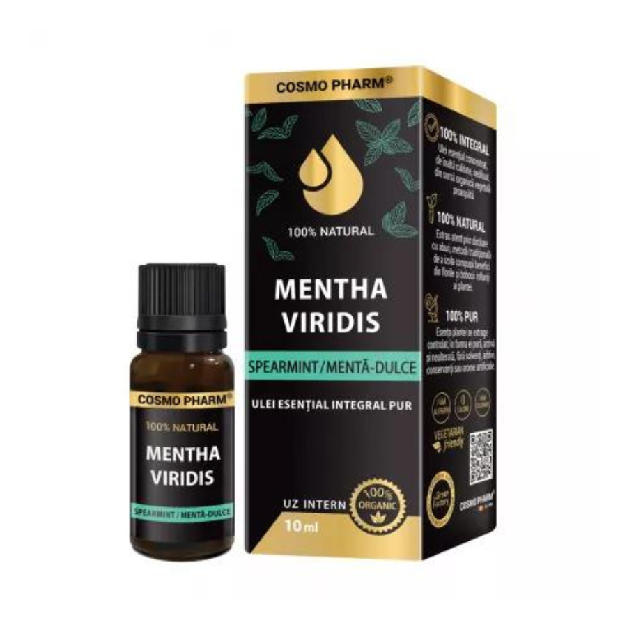 Ulei esential de menta dulce, 10 ml., Cosmopharm