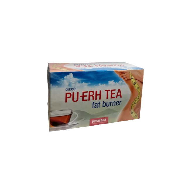 Ceai pentru slabit PuErh Tea, 20 plicuri, Purasana