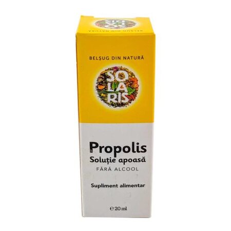 Solutie apoasa de popolis fara alcool