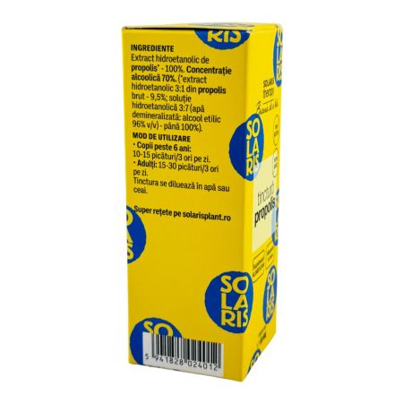 Tinctura de propolis, 50 ml, Solaris 779829