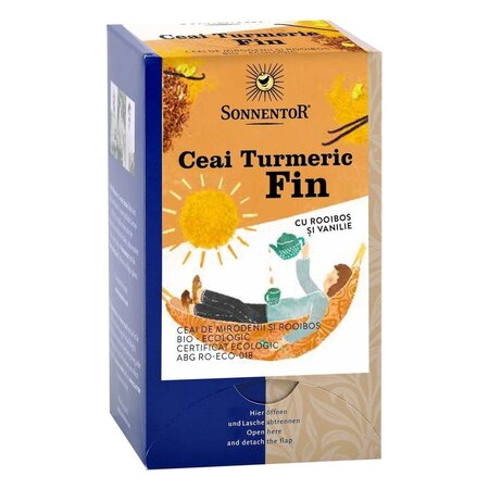 Ceai bio Turmeric Fin cu Rooibos si Vanilie