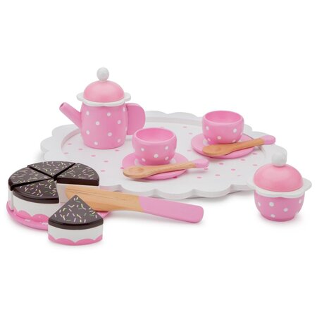 Set de ceai cu tavita, + 3 ani, New classic toys 529719