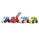 Set 4 vehicule, 18 luni+, New Classic Toys 529740
