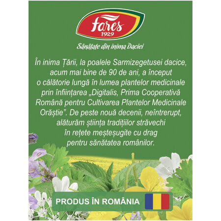Ceai Digestiv D147, 20 plicuri, Fares 722311