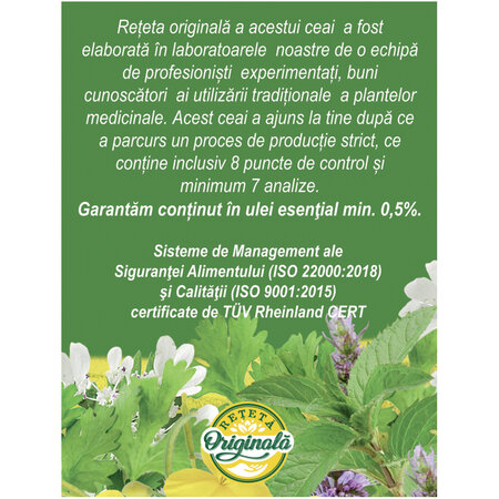 Ceai Digestiv D147, 20 plicuri, Fares 722310